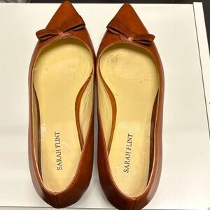 Sarah Flint Natalie Flat in Cognac Size 39 IT/ 8.5 US